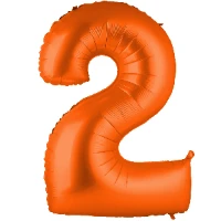 1207-5383 Г ЦИФРА 2  40" Пастель Orange