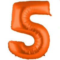 1207-5386 Г ЦИФРА 5  40" Пастель Orange