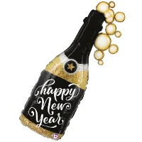 1207-5437 Б ФИГУРА HNY Бутылка шамп с пузырьками