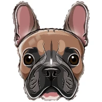 1207-5656 К ФИГУРА Собака бульдог
