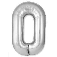 1207-5714 Ф ЦИФРА 0  40" SLIM Silver