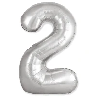 1207-5716 Ф ЦИФРА 2  40" SLIM Silver