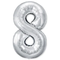 1207-5722 Ф ЦИФРА 8  40" SLIM Silver