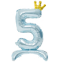 1207-5789 К ЦИФРА 5 32" Blue на подставке Корона