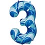 1207-5819 К ЦИФРА 3  40" Мрамор голубой