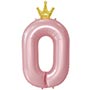 1207-5826 К ЦИФРА 0  45" Pink Корона