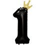 1207-5837 К ЦИФРА 1  45" Black Корона