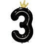 1207-5839 К ЦИФРА 3  45" Black Корона