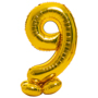 1207-5914 К ЦИФРА 9 65" Gold на подставке Макси