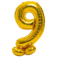 1207-5914 К ЦИФРА 9 65" Gold на подставке Макси