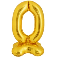 1207-5915 К ЦИФРА 0 50" Gold на подставке