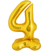 1207-5919 К ЦИФРА 4 50" Gold на подставке