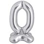 1207-5925 К ЦИФРА 0 50" Silver на подставке