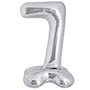 1207-5932 К ЦИФРА 7 50" Silver на подставке