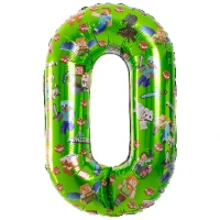 1207-5971 К ЦИФРА 0 40" Человечки Пиксельные