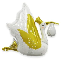1207-5992 К ФИГУРА Аист бело-золотой