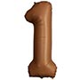 1207-6044 Ф ЦИФРА 1  40" SLIM Choco Brown