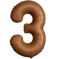 1207-6046 Ф ЦИФРА 3  40" SLIM Choco Brown