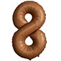 1207-6051 Ф ЦИФРА 8  40" SLIM Choco Brown
