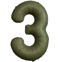 1207-6094 Ф ЦИФРА 3  40" SLIM Olive Green