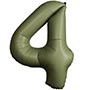 1207-6095 Ф ЦИФРА 4  40" SLIM Olive Green