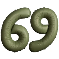 1207-6097 Ф ЦИФРА 6/9  40" SLIM Olive Green