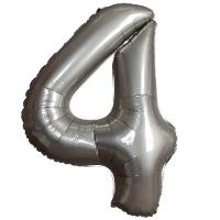1207-6104 Ф ЦИФРА 4  40" SLIM Moonlight Silver