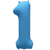 1207-6133 К ЦИФРА 1 40" Неон Blue