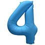 1207-6136 К ЦИФРА 4 40" Неон Blue