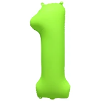 1207-6143 К ЦИФРА 1 40" Неон Green
