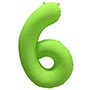 1207-6148 К ЦИФРА 6 40" Неон Green