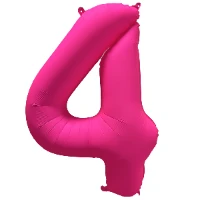1207-6156 К ЦИФРА 4 40" Неон Pink