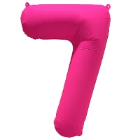 1207-6159 К ЦИФРА 7 40" Неон Pink