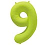 1207-6171 К ЦИФРА 9 40" Неон Yellow