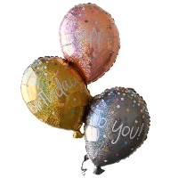 1207-6196 Б ФИГУРА HAPPY BIRTHDAY TO YOU Шарики