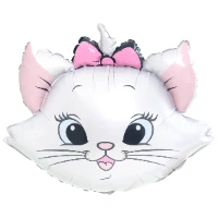 1207-6218 К ФИГУРА Кошечка белая с бантом