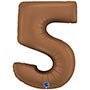 1207-6283 Г ЦИФРА 5  40" Сатин Chocolate