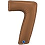 1207-6285 Г ЦИФРА 7  40" Сатин Chocolate