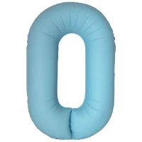 1207-6319 Ф ЦИФРА 0  40" SLIM Matte Baby Blue