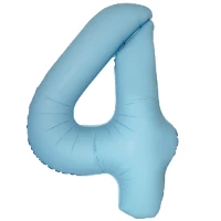 1207-6325 Ф ЦИФРА 4  40" SLIM Matte Baby Blue