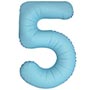 1207-6326 Ф ЦИФРА 5  40" SLIM Matte Baby Blue