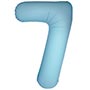 1207-6329 Ф ЦИФРА 7  40" SLIM Matte Baby Blue