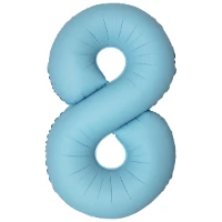 1207-6330 Ф ЦИФРА 8  40" SLIM Matte Baby Blue