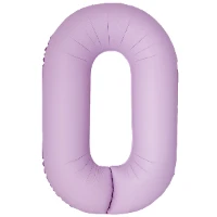 1207-6331 Ф ЦИФРА 0  40" SLIM Matte Pink