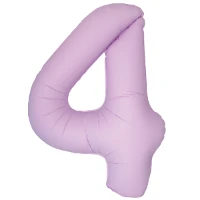 1207-6335 Ф ЦИФРА 4  40" SLIM Matte Pink