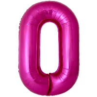 1207-6349 Ф ЦИФРА 0  40" SLIM Fuchsia