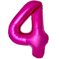 1207-6353 Ф ЦИФРА 4  40" SLIM Fuchsia