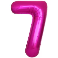 1207-6356 Ф ЦИФРА 7  40" SLIM Fuchsia