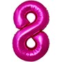 1207-6357 Ф ЦИФРА 8  40" SLIM Fuchsia