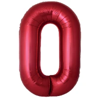 1207-6368 Ф ЦИФРА 0  40" SLIM Red